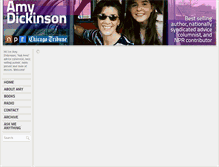Tablet Screenshot of amydickinson.com